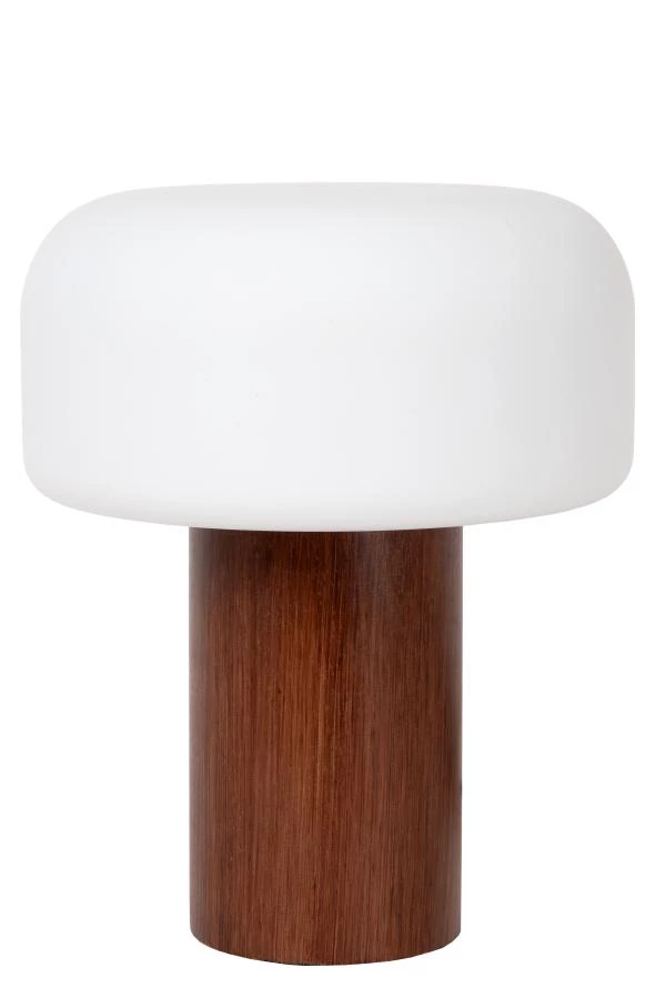 Lucide KENAN - Table lamp - Ø 22 cm - 1xE14 - Wood - turned off